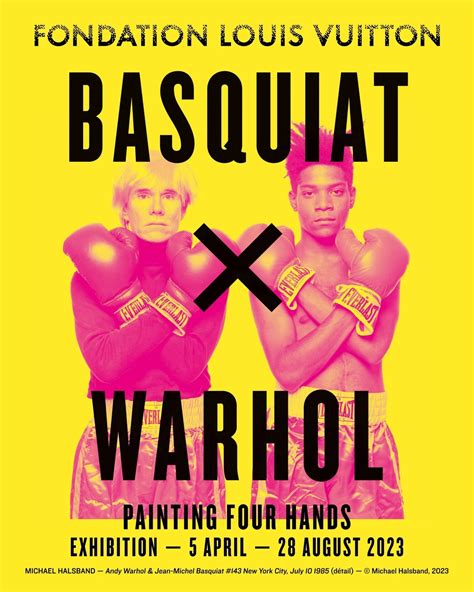 basquiat fondation louis vuitton 2023|basquiat x warhol 2023.